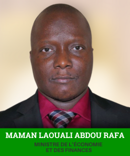 Lamine Zeine Ali Mahaman, Ministre de l'Economie et des Finances Maman Laouali Abdou Rafa