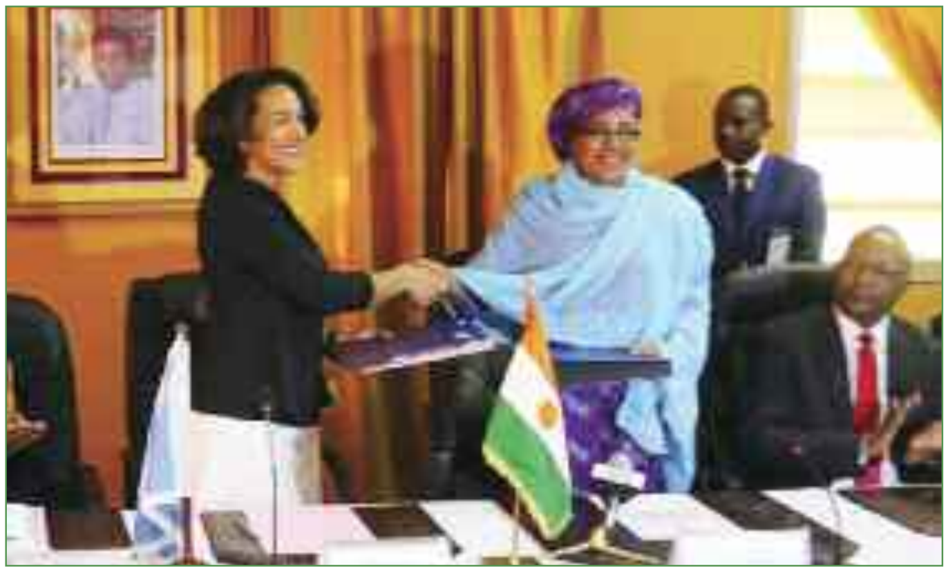 Signature accord financement Projet Multinational d interconnexion Electrique Nigeria Niger Bénin Burkina Faso Ministre du plan