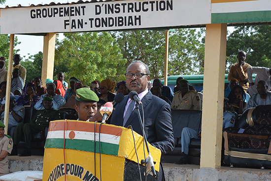 Cérémonie de baptême de la promotion des préposés des douanes (promotion Gilles Baillet 2018) 