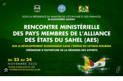 Première Réunion des Ministres de l’Economie et des Finances des Etats membres de l’Alliance des Etas du Sahel (AES) à Bamako au Mali.