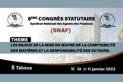 Ouverture des travaux du 8ème congrès statutaire du Syndicat National des Agents des Finances (SNAF) à Tahoua.